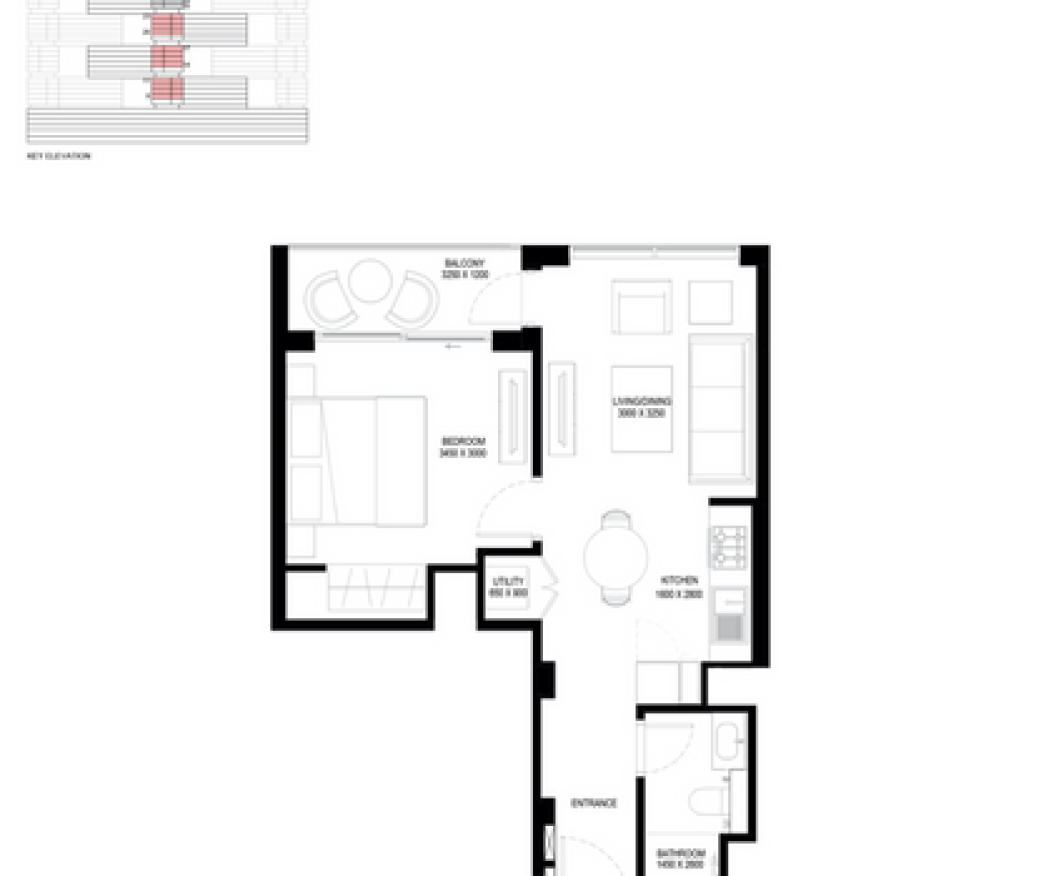 One River Point ground floor plan